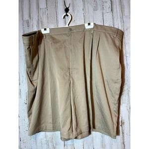 Pro Tour Shorts Men's 52 Waist Polyester Blend‎ Tan Golf